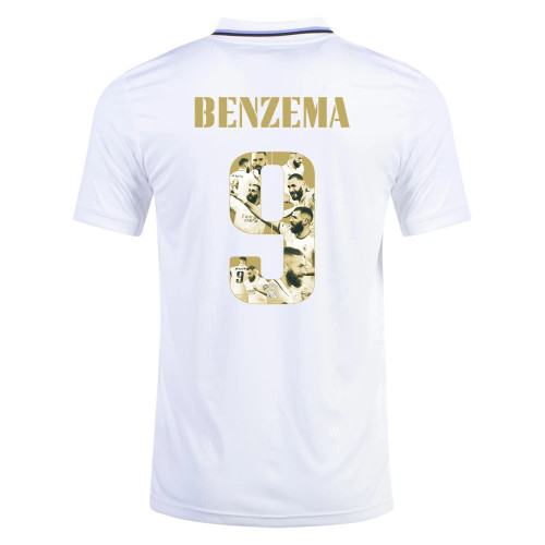ADIDAS REAL MADRID 2022/23 BENZEMA BALLON D'OR HOME JERSEY