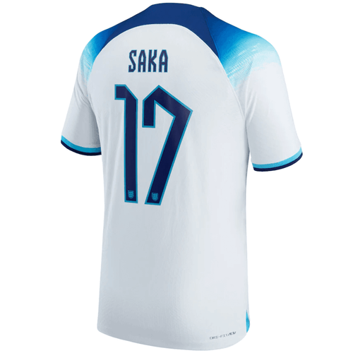 NIKE ENGLAND WORLD CUP 2022 SAKA HOME JERSEY