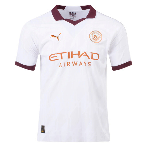 PUMA MANCHESTER CITY 23/24 AUTHENTIC AWAY JERSEY WHITE