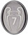 2012-13 AC MILAN UCL BADGE OF HONOUR 7 CHAMPIONS OFFICIAL FOOTBALL SOCCER BADGE PATCH