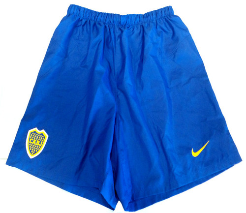 NIKE BOCA JUNIORS 2003 HOME SHORT ROYAL BLUE - Soccer Plus