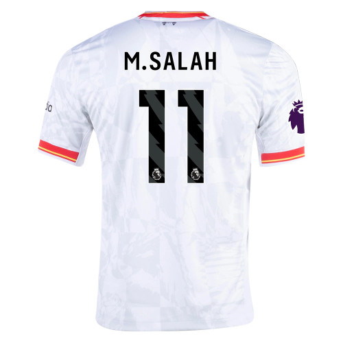 リバプール M.Salah 11 ホワイトシャツ 2025-26 Liverpool Away Shirt M.Salah #11
