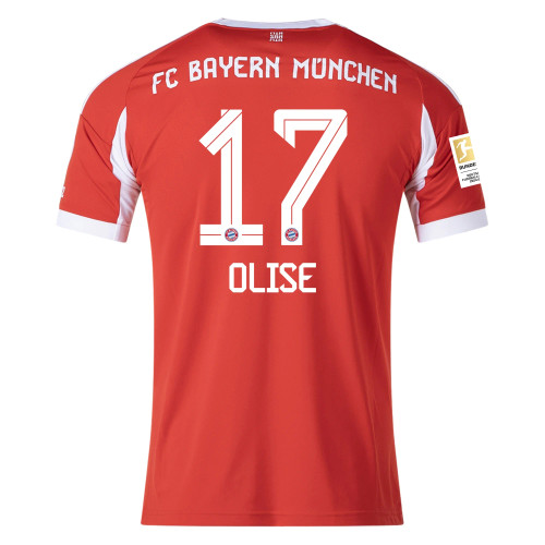 ウェア FC Bayern Munich Olise 17 replica jersey Adidas Bayern Munich 25/26 Olise Home Jersey