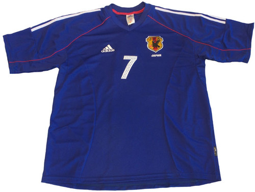 日本代表 アディダス シャツ NAKATA 7 Adidas Japan National Team Shirt L Hidetoshi Nakata No. 7