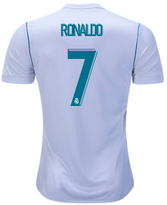 ADIDAS REAL MADRID 2018 RONALDO 3RD JERSEY teal blue