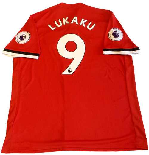 Manchester United Lukaku 直筆サイン入りユニフォーム ADIDAS MANCHESTER UNITED 2018 HOME `LUKAKU`JERSEY - Soccer Plus