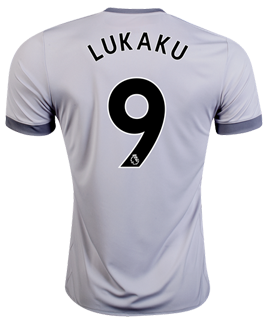 マンチェスター・ユナイテッド LUKAKU 9 グレーユニフォーム　新品未使用 ADIDAS MANCHESTER UNITED 2018 3RD GREY `LUKAKU`JERSEY - Soccer Plus