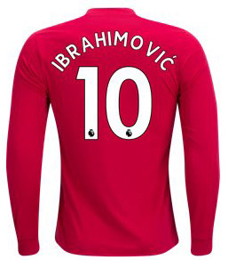 Maillot Domicile Manchester United Ibrahimovic 2016-2017 - Adidas Taille S - Rouge
