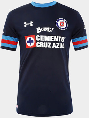 UNDER ARMOUR CRUZ AZUL 2017 AWAY BLUE JERSEY
