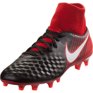 NIKE MAGISTA ORDEN II FG black/hyper crimson - Soccer Plus