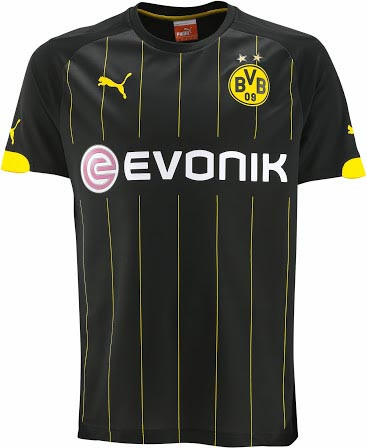 BORUSSIA DORTMUND 2015 AWAY JERSEY BLACK - Soccer Plus