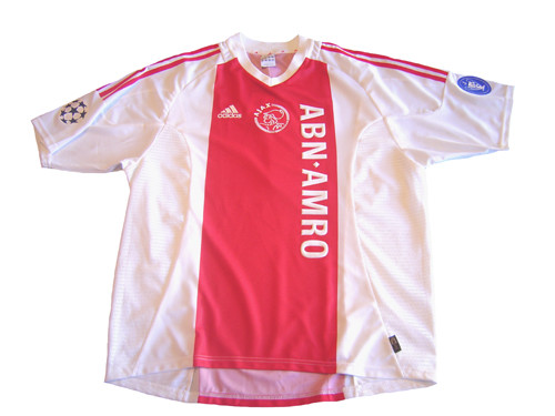 ADIDAS AJAX 2004 HOME C/L JERSEY - Soccer Plus