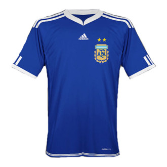 ADIDAS ARGENTINA 2010 AWAY ROYAL JERSEY - Soccer Plus