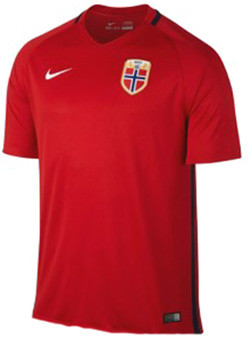 NIKE NORWAY 2016 HOME JERSEY RED - Soccer Plus