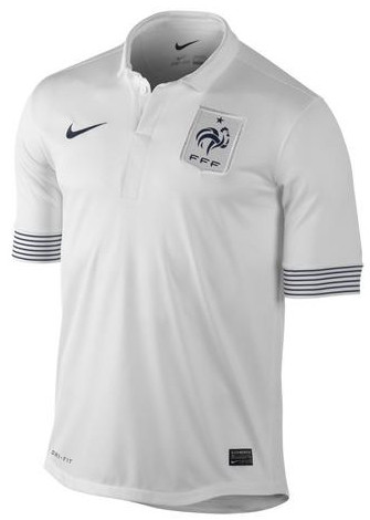 NIKE FRANCE 2012 AWAY JERSEY WHITE - Soccer Plus