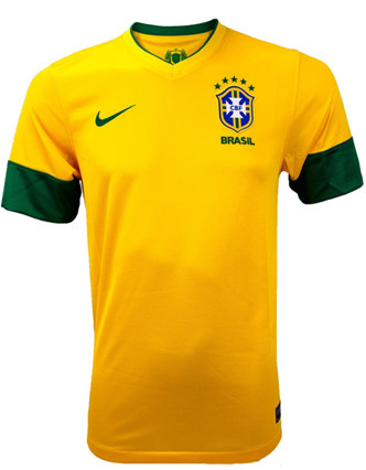 BRAZIL 2012 2013 NATIONAL TEAM HOME FOOTBALL SHIRT SOCCER JERSEY szL NIKE