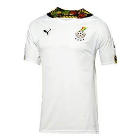 GHANA 2014 2015 HOME FOOTBALL SHIRT SOCCER JERSEY PUMA 747174 sz XL MEN  WHITE