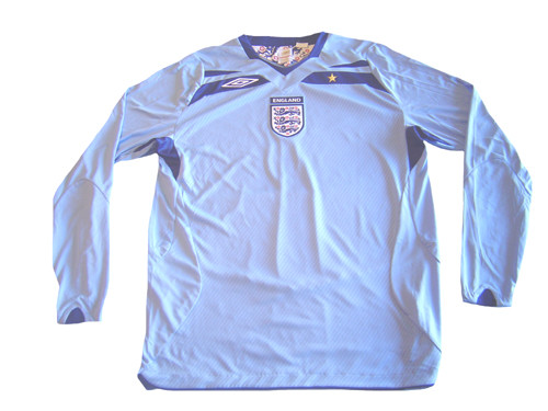 england blue goalkeeper shirt