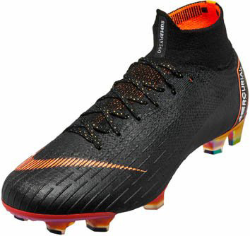 black and orange nike cleats