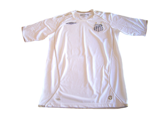 Santos FC ホワイトシャツ Umbro UMBRO SANTOS FC 2009 HOME JERSEY WHITE - Soccer Plus