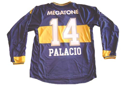 NIKE BOCA JUNIORS 2007 HOME `PALACIO` L/S JERSEY - Soccer Plus
