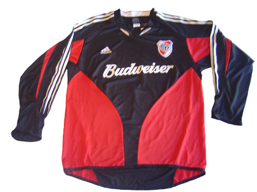 ADIDAS RIVER PLATE 2004 AWAY L/S JERSEY BLACK - Soccer Plus