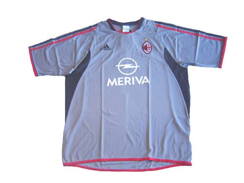 ADIDAS AC MILAN 2004 3RD JERSEY GREY - Soccer Plus