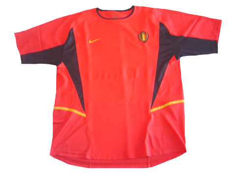 NIKE BELGIUM 2002 HOME JERSEY - Soccer Plus
