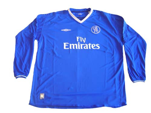 CHELSEA FC UMBRO ユニフォーム　サッカーシャツ　長袖　L UMBRO CHELSEA 2005 HOME REVERSABLE L/S JERSEY - Soccer Plus