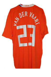 2010-11 Netherlands Home Shirt van der Vaart #23 - 8/10 - (S)