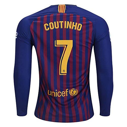 NIKE BARCELONA 2019 HOME `COUTINHO` L/S JERSEY - Soccer Plus