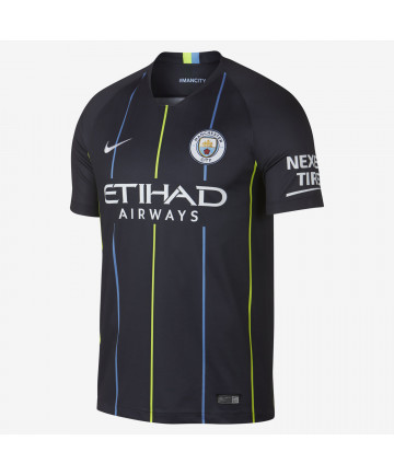 NIKE MANCHESTER CITY 2019 AWAY JERSEY BLACK - Soccer Plus