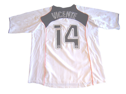 NIKE VALENCIA 2005 HOME `VICENTE` JERSEY - Soccer Plus