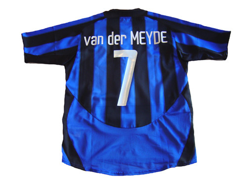 NIKE INTER MILAN 2004 HOME `Van der meyde ` jersey - Soccer Plus