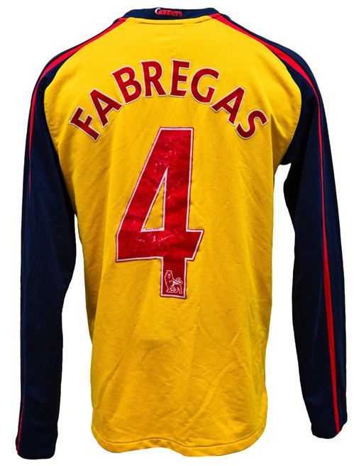 NIKE ARSENAL 2009 AWAY L/S `FABREGAS` JERSEY - Soccer Plus