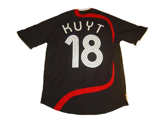 ADIDAS LIVERPOOL 2008 AWAY `KUYT` JERSEY BLACK - Soccer Plus