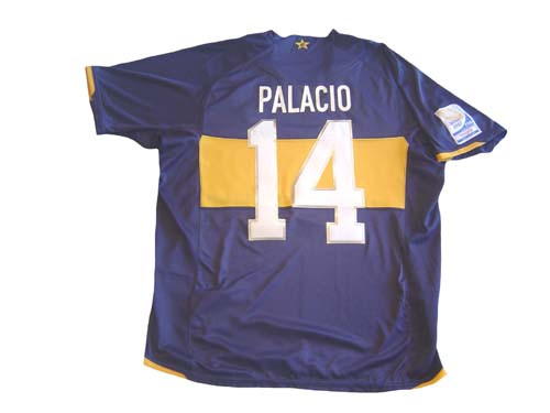 NIKE BOCA JUNIORS 2007 COPA TOYOTA HOME `PALACIO` JERSEY - Soccer Plus