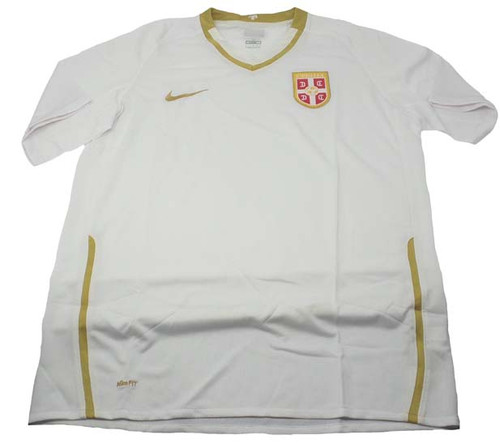 Maillot Serbie Kappa 2008 – Blanc, Vintage, Taille M, Porté