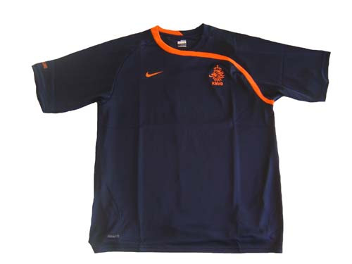 NIKE HOLLAND 2008 TRAINING JERSEY BLACK - Soccer Plus