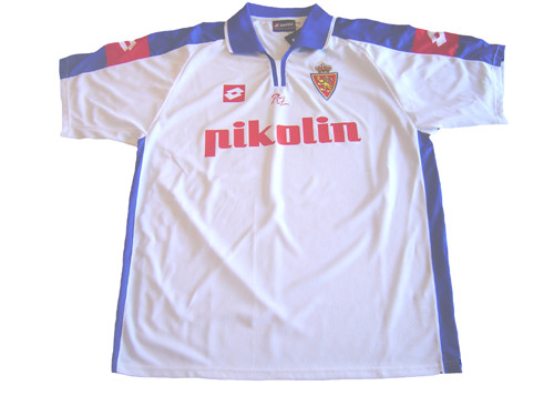 LOTTO REAL ZARAGOZA 2004 HOME JERSEY - Soccer Plus