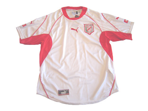 TUNISIA 2003 HOME JERSEY WHITE - Soccer Plus
