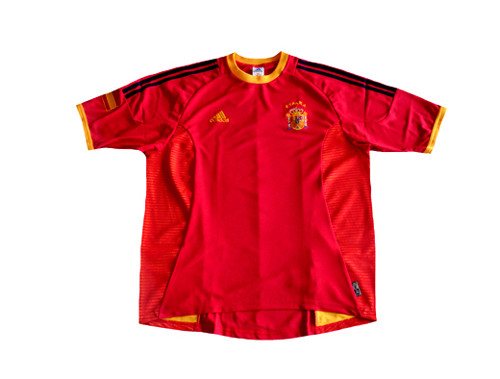 ADIDAS SPAIN 2002 HOME JERSEY - Soccer Plus