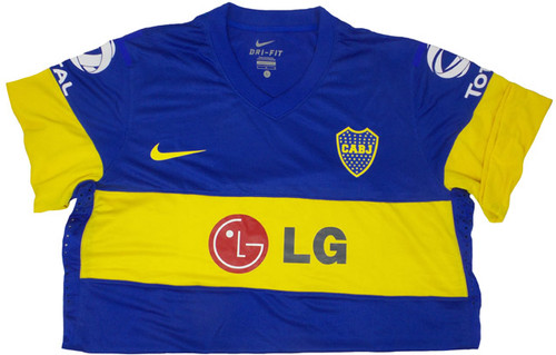 NIKE BOCA JUNIORS 2012 HOME JERSEY BLUE - Soccer Plus