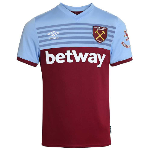 Umbro 2020-21 West Ham Home Jersey - Maroon-Light Blue L : :  Fashion