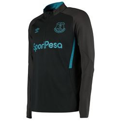 UMBRO EVERTON 2020 HALF ZIP TOP BLACK - Soccer Plus