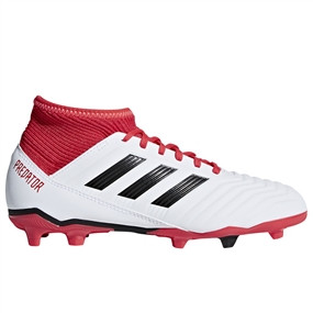 ADIDAS PREDATOR 18.3 FG J WHITE/CORAL - Soccer Plus