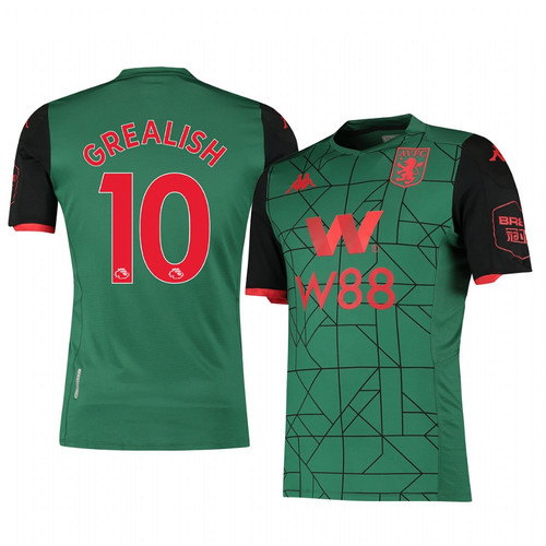 KAPPA ASTON VILLA 2020 AWAY GREALISH JERSEY - Soccer Plus