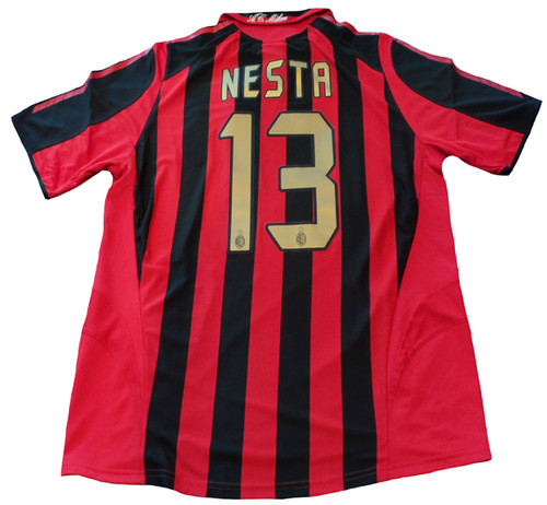 ADIDAS AC MILAN 2006 HOME `NESTA` JERSEY - Soccer Plus