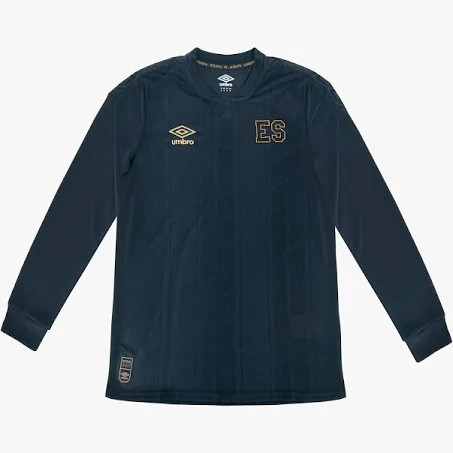 UMBRO EL SALVADOR 2021/22 L/S THIRD JERSEY NAVY/GOLD