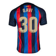 NIKE BARCELONA 2022-23 OFFICIAL HOME GAVI JERSEY - Soccer Plus
